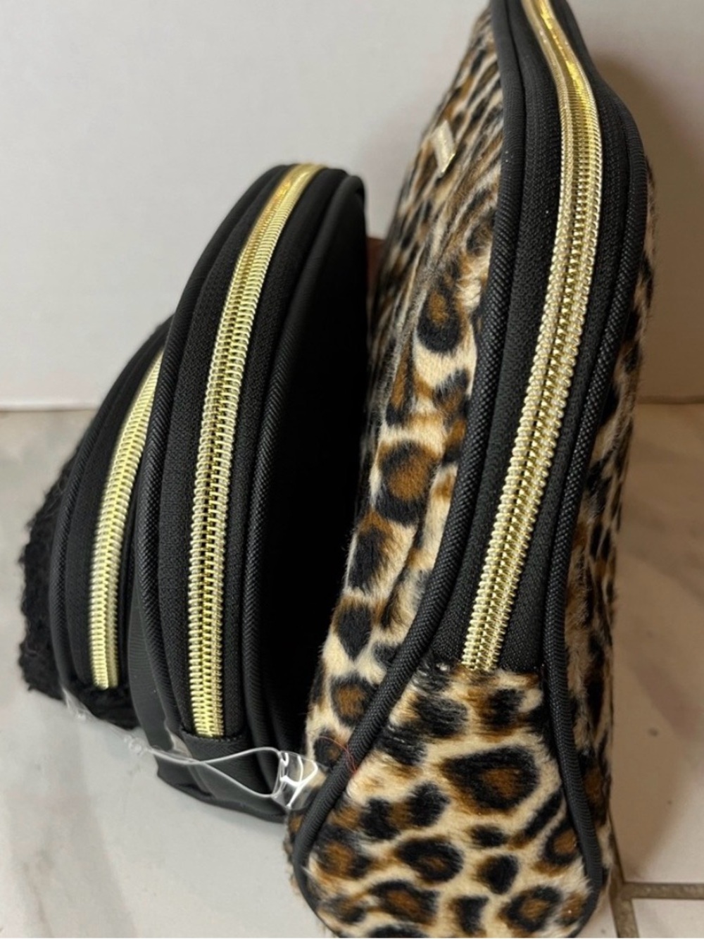 Juicy Couture Leopard, Black & Red Cosmetic Bag Trio *NEW w/ tags - Picture 5 of 8